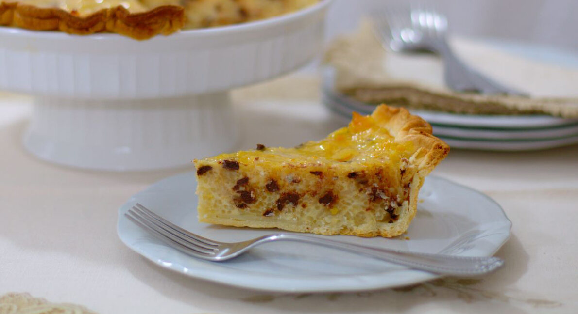 Torta di riso cioccolato e arancia